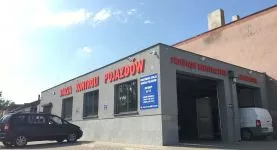 Budynek Stacji Kontroli Pojazdów Sudacki – widok z zewnątrz